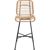 maui light brown outdoor stool   