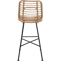 maui light brown outdoor stool   