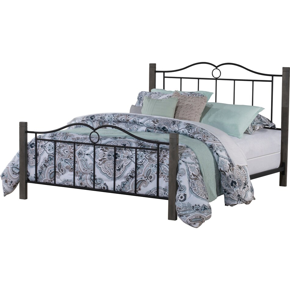 Maura Queen Bed Black Value City Furniture