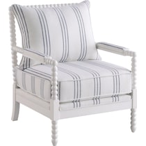 maureen white accent chair   