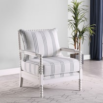 maureen white accent chair   