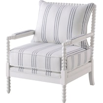 maureen white accent chair   