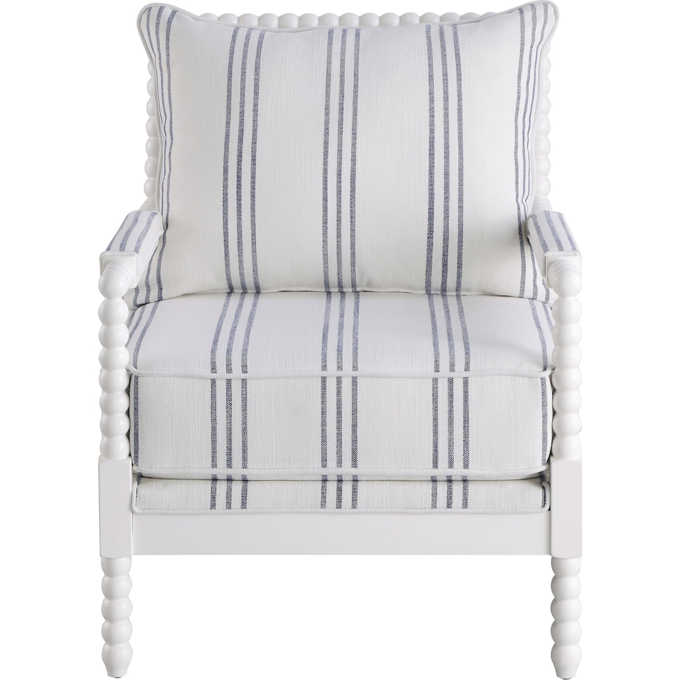 maureen white accent chair   