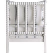 maureen white accent chair   