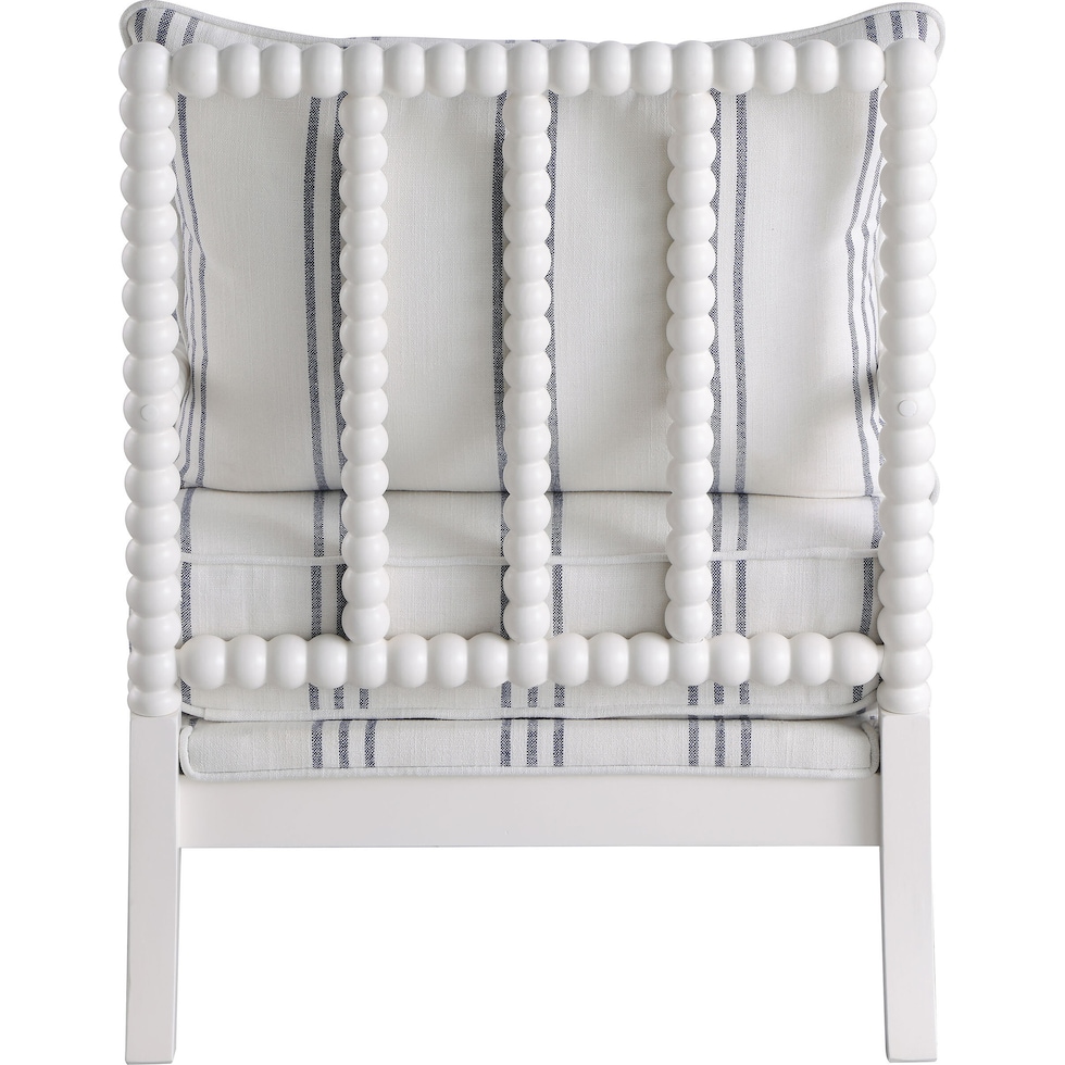 maureen white accent chair   