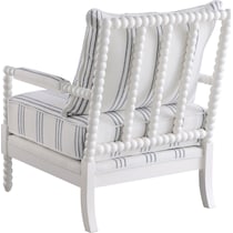 maureen white accent chair   