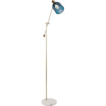 maurice white blue floor lamp   