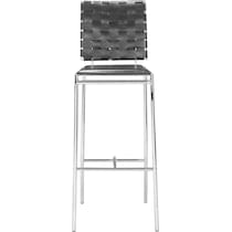 maverick black bar stool   