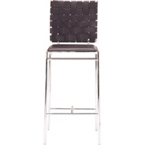 maverick dark brown counter height stool   