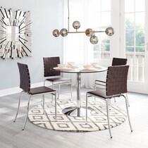maverick dark brown dining chair   