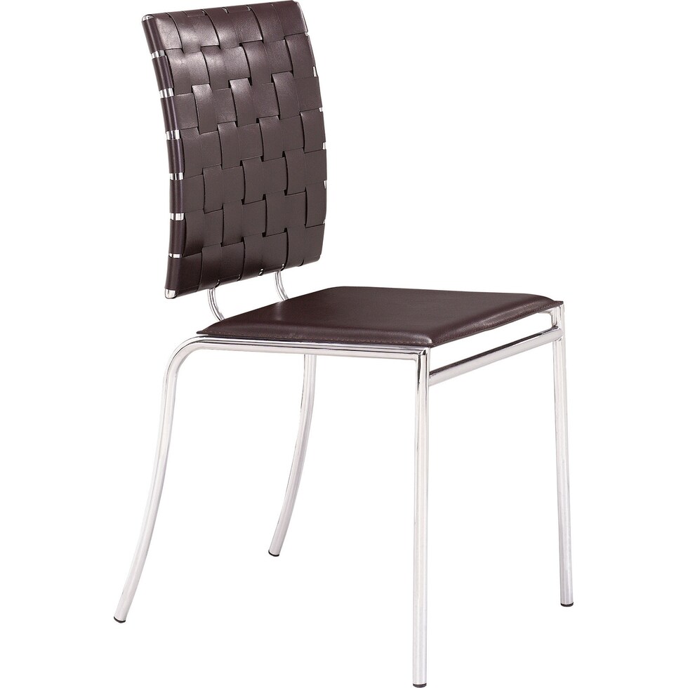maverick dark brown dining chair   