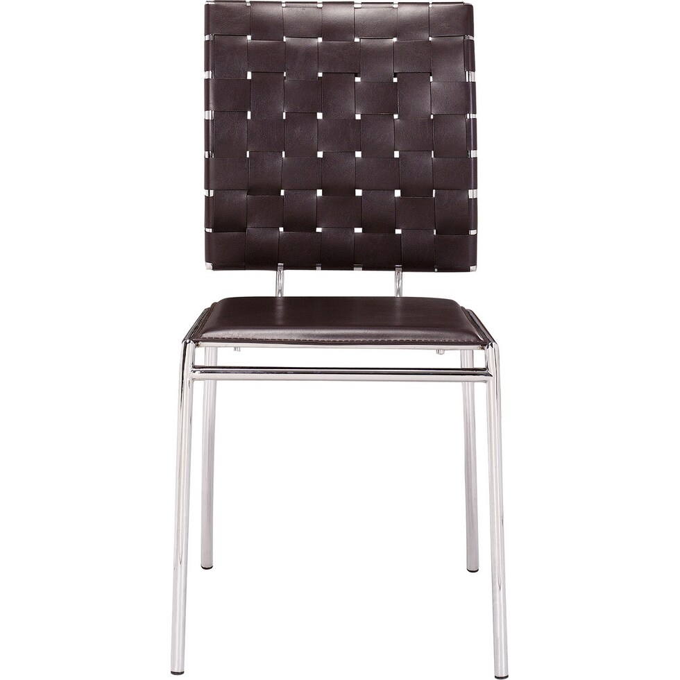 maverick dark brown dining chair   