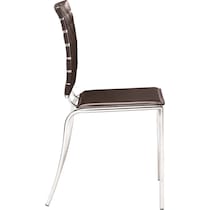 maverick dark brown dining chair   