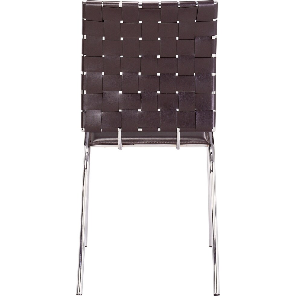 maverick dark brown dining chair   