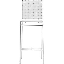 maverick white counter height stool   