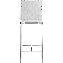 maverick white counter height stool   