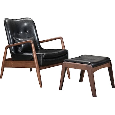 Mavis Chair and Ottoman