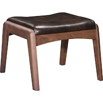 mavis dark brown accent chair   