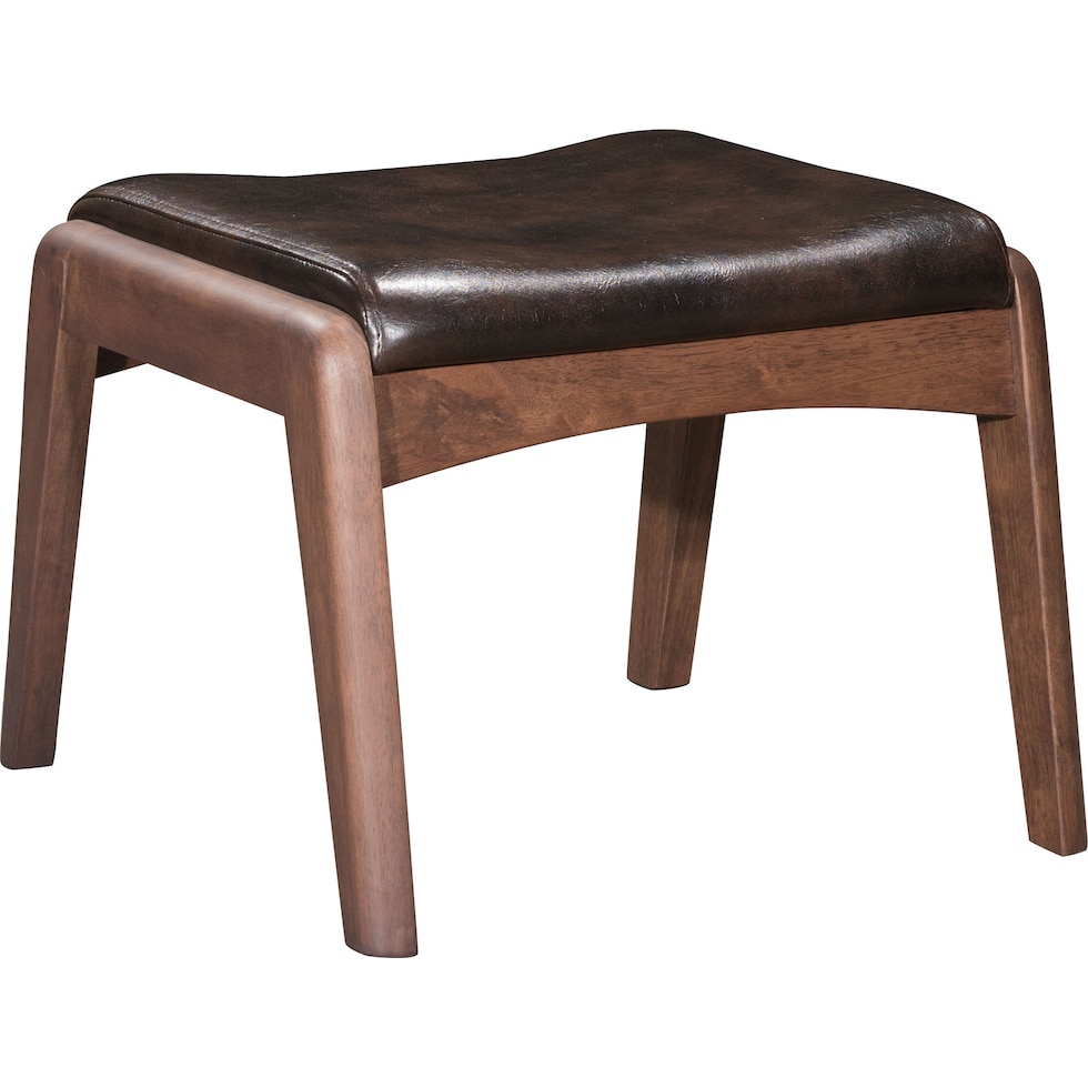 mavis dark brown accent chair   