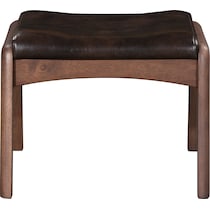 mavis dark brown accent chair   