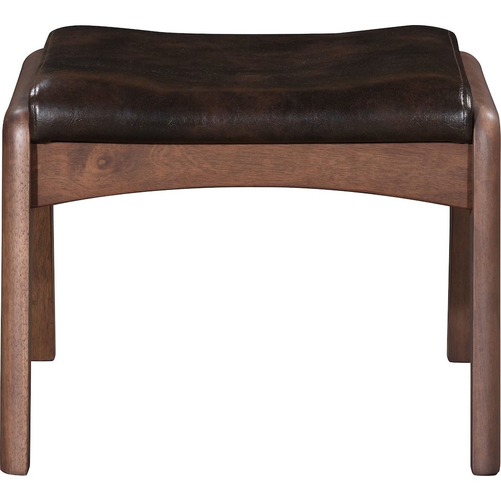 mavis dark brown accent chair   