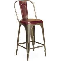 max brown bar stool   