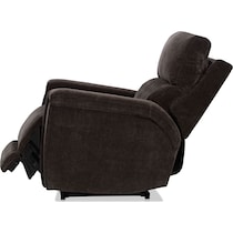 maxie dark brown recliner   