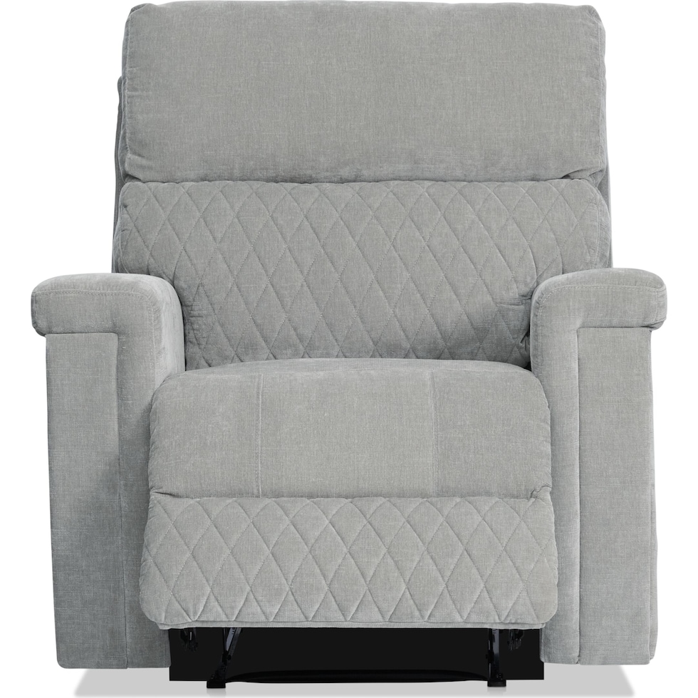 maxie white recliner   