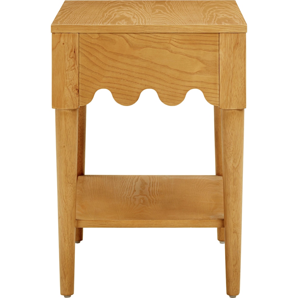 maxime light brown nightstand   