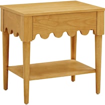 maxime light brown nightstand   