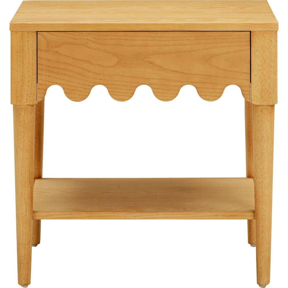 maxime light brown nightstand   