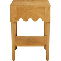 maxime light brown nightstand   