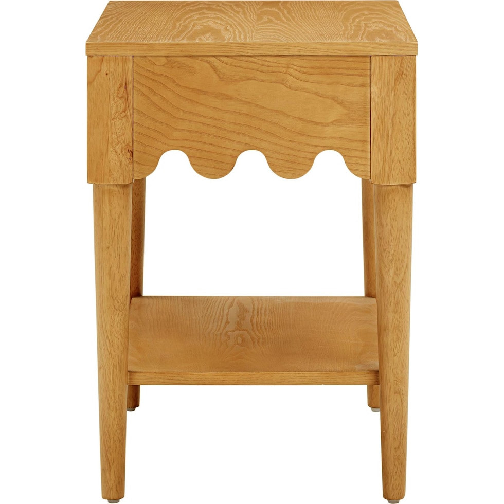 maxime light brown nightstand   