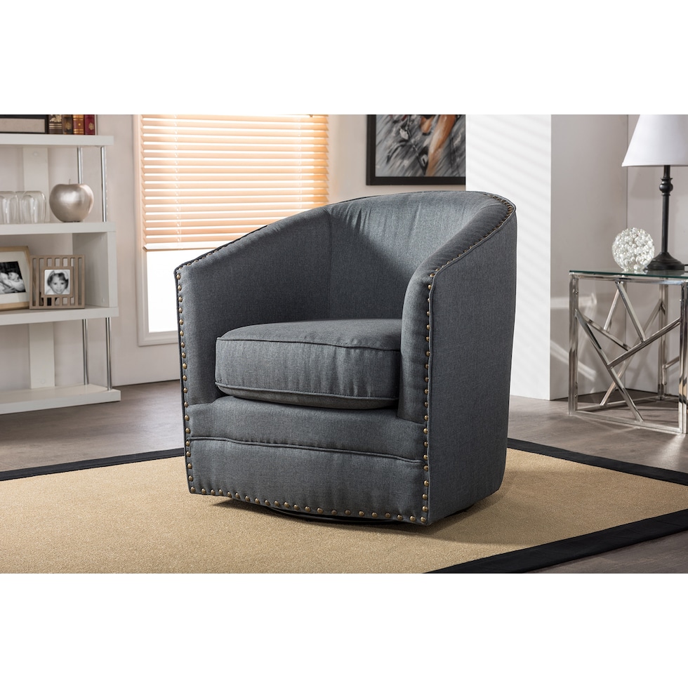 maximilian neutral accent chair   