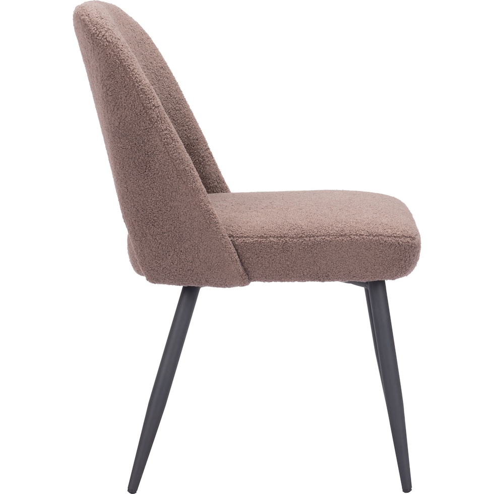 maxine dark brown dining chair   