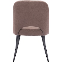 maxine dark brown dining chair   