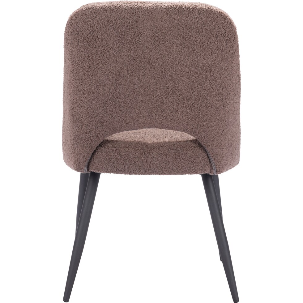 maxine dark brown dining chair   