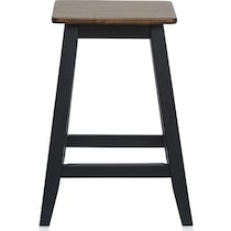 maxwell black backless counter height stool   