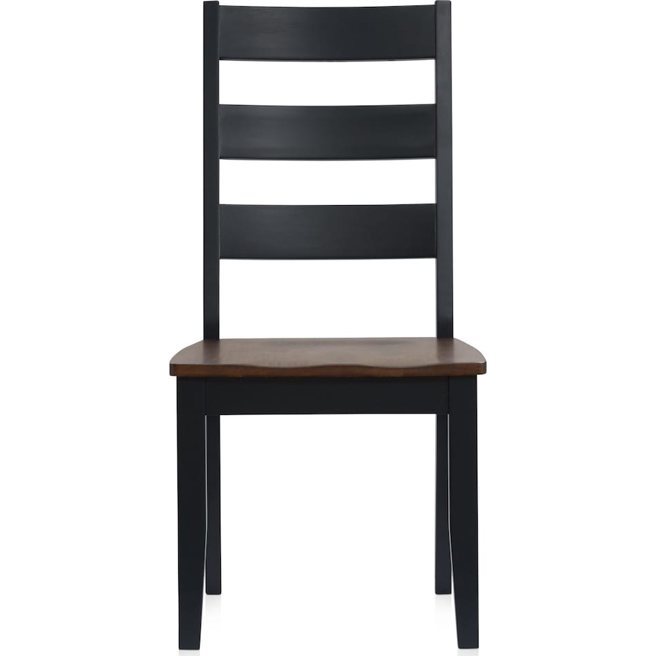 maxwell black dining chair   