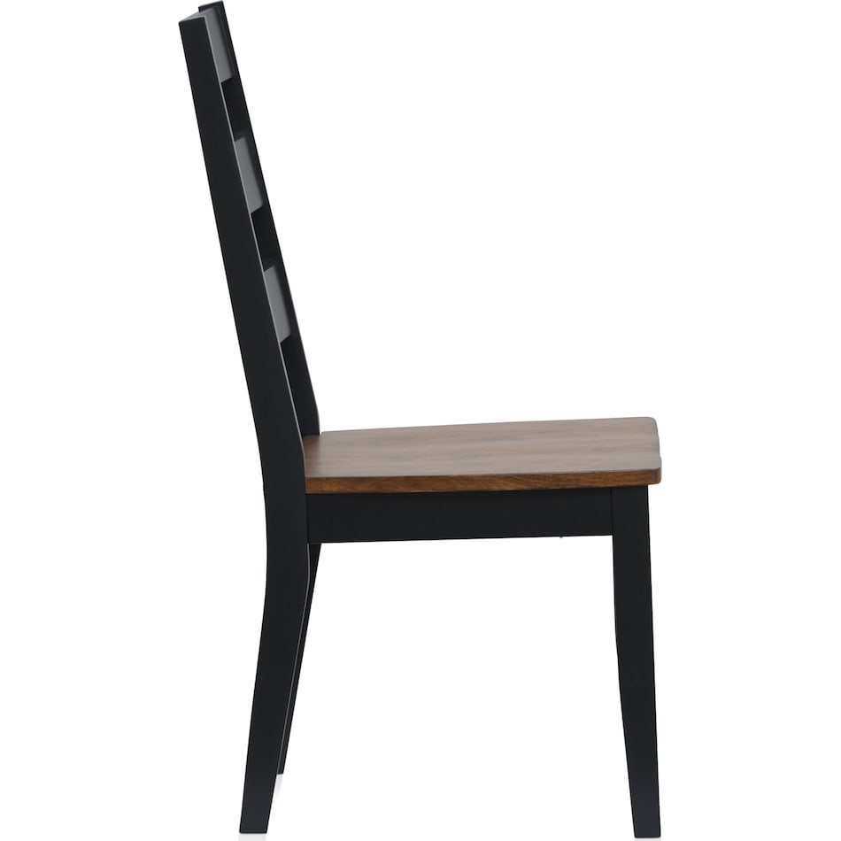 maxwell black dining chair   