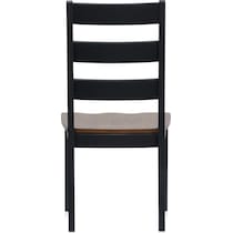 maxwell black dining chair   