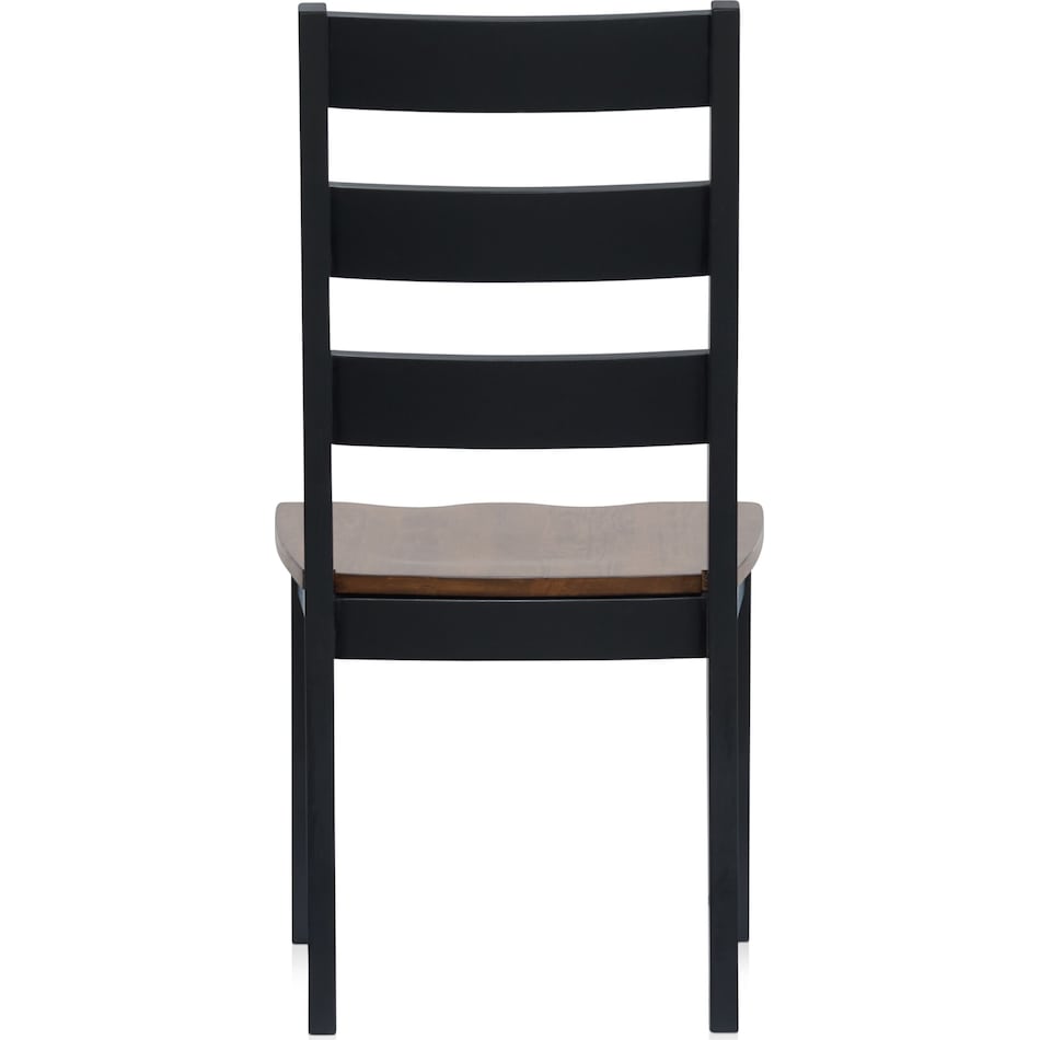 maxwell black dining chair   