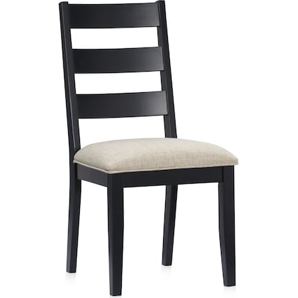 Maxwell Upholstered Dining Chair - Black