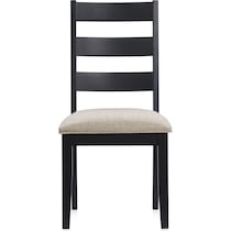 maxwell black dining chair   