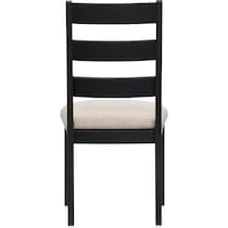 maxwell black dining chair   