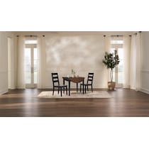 maxwell black dining table   