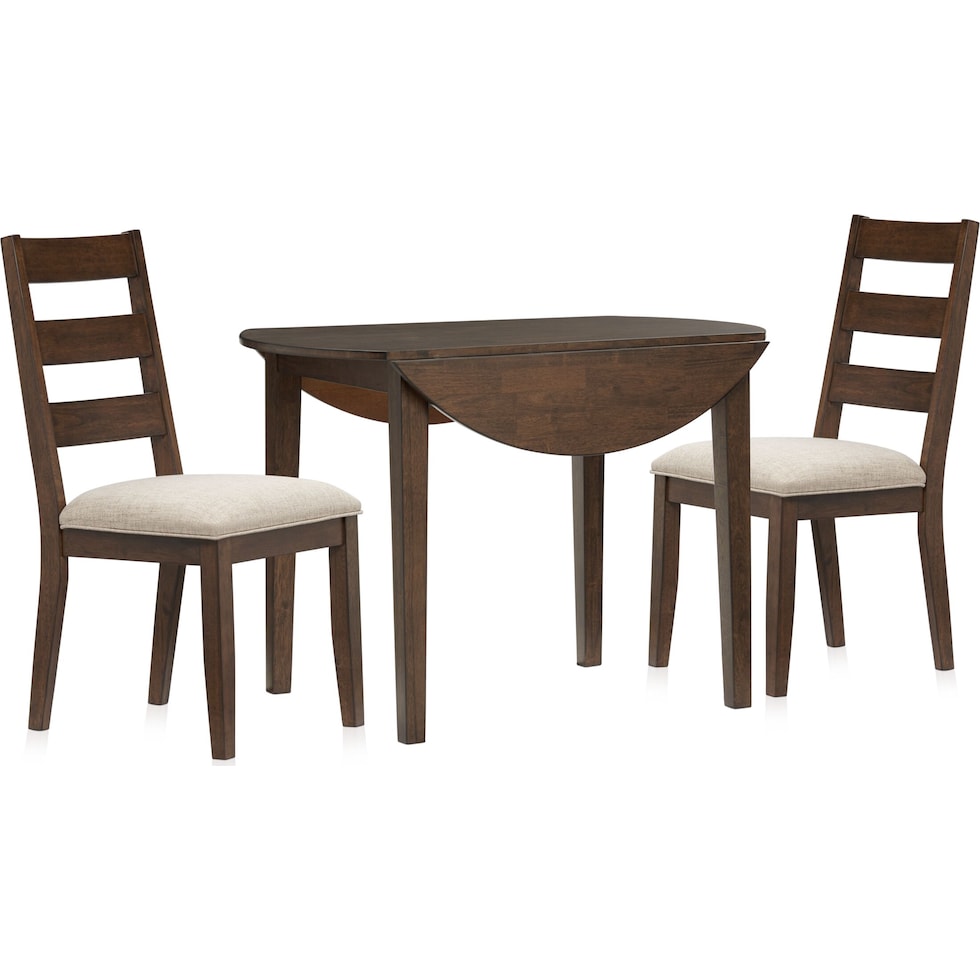 maxwell dark brown  pc dining room   