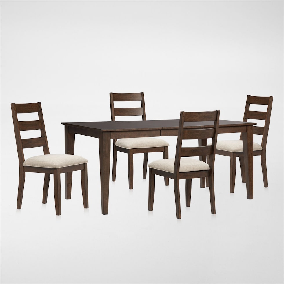maxwell dark brown  pc dining room   