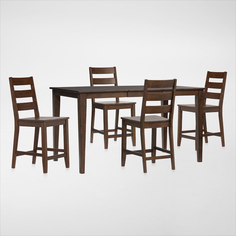 maxwell dark brown  pc dining room   
