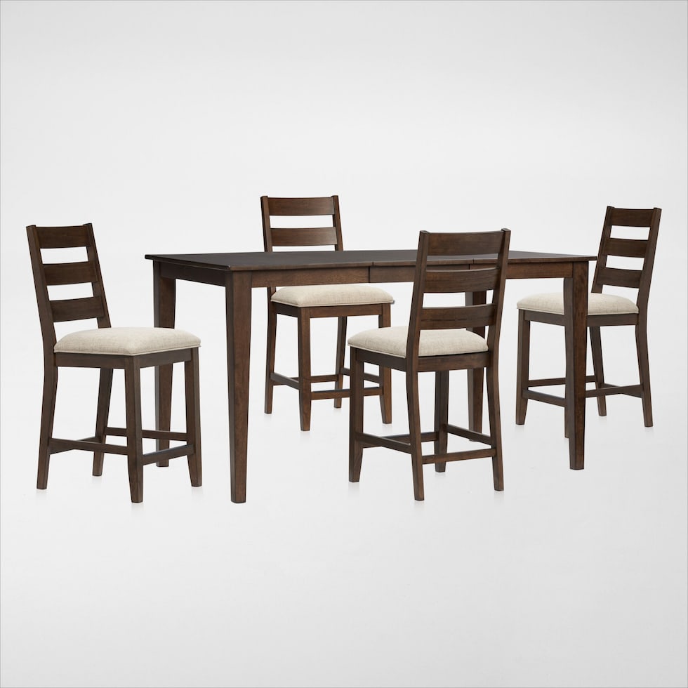 maxwell dark brown  pc dining room   
